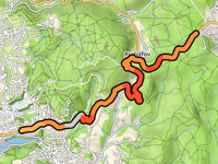 Bedřichovské sedlo / Maliník von Liberec