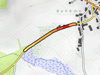 Behême przez Rue des Prés