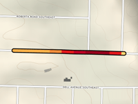 Bel Air Road von Whitesburg Drive