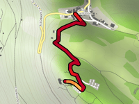 Route du Belvédère von La Chambotte