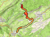 Belvédère du Bulay z Foncinne-le-Haut