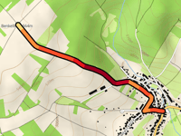 Benkelberg from Sitzerath via Nagelstrasse