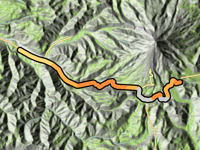 Bennett Pass desde Mount Hood Village