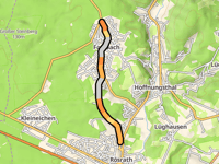 Forsbach von Rösrath über Bensberger Strasse