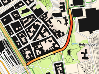 Bergaliden via Trädgårdsgatan