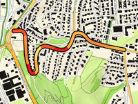 Bergerhausen via Bergerhauser Strasse