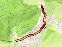 Bergstrasse via Amendinger Strasse