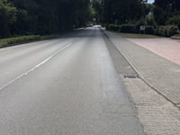 Bergstrasse von Börgerwald