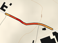 Bergstrasse von Fridolfing