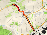 Bergstrasse über Grimmelfingen