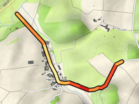 Bergstrasse von Herchenrode