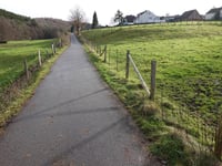 Bergstrasse über Im Städchen