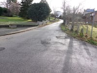 Bergstrasse über Im Städchen