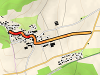 Bergstrasse via Kreuzweg