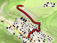 Bergstrasse da Mettau