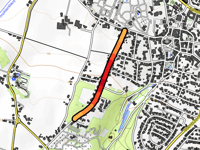 Bergstrasse da Mettingen