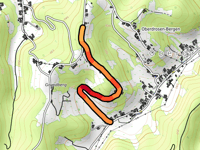 Bergstrasse z Oberdrosen-Berghäuser