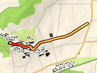 Bergstrasse über Sandweg