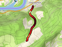Bergstrasse da Schwaderloch