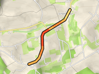 Bergstrasse vanuit Schwimmbach
