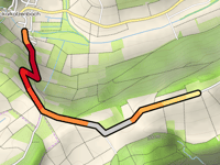 Bergweg von Neckarkatzenbach