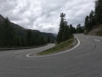 Passo del Bernina von Samedan