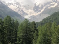 Passo del Bernina von Samedan