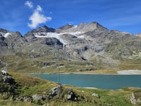 Passo del Bernina von Samedan