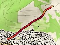 Bichelberg von Dorfprozelten über Höhbergstrasse