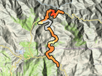 Big Baldy Ridge da Horseshoe Bend