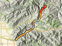 Big Mountain Pass da Salt Lake City via Mountain Dell Reservoir