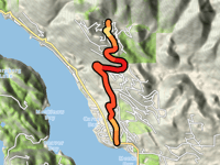 Big Mountain Road from Whitefish