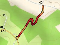 Bigné par Route de Juren