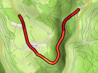 Birkenstrasse from Niedermühle