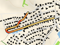 Birkenweg über Kastanienweg