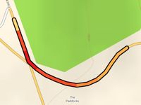 Black Hill przez Grimston Grange