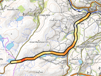 Blackstone Edge von Sowerby Bridge
