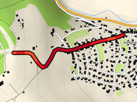 Blättringer Strasse from Jungnau