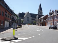Blegny via Rue de la Fontaine