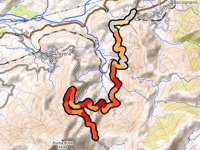 Bocca di a Scaledda / Col de Scalella desde Bocognano