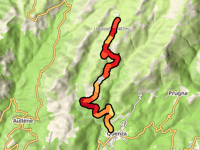 Bocca di É Croci desde Quenza