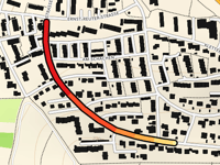 Böhmerwaldstrasse z Siedlung