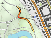 Bois de la Cambre über Avenue de la Sapinière