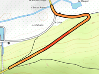 Bois de la Queue from Saint-Aignan