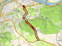Bois de Tihange / Chemin du Chera über Malles Terres