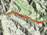 Boulder Creek Pass vanuit Curlew