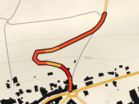 Boulogne sur Gesse von Chemin de la Fontaine