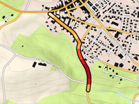 Boulougne sur Gesse przez Route de Pimboy