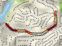 Branch Valley Drive z Martin Road
