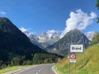 Brandnertal from Bludenz